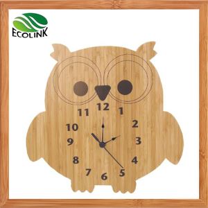 Qasab cartoon ħajt arloġġ Owl ħanżir r-renni ors