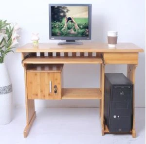 Desk tal-mejda tal-kompjuter tal-bambu