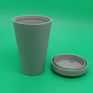 100% PLK Kompostibbli u Tazza tal-Kafè tal-Fibra tal-Bambu